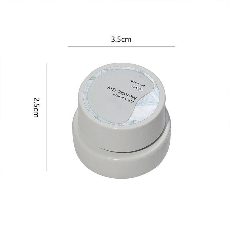 Silver Metallic Painting Nail Gel