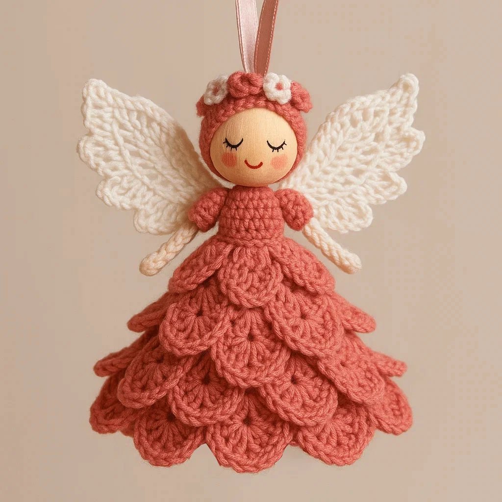 🔥Last day sale 50% OFF🎁Crochet your own angel - complete craft ki