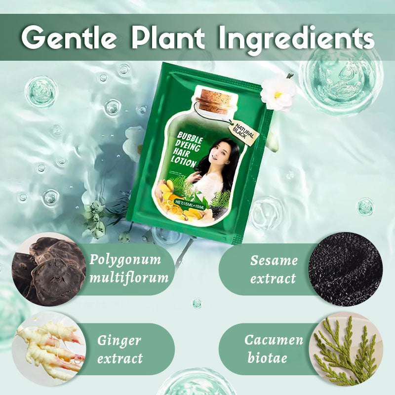 🔥Hot Sale🔥Plant Bubble Hair Dye Shampoo