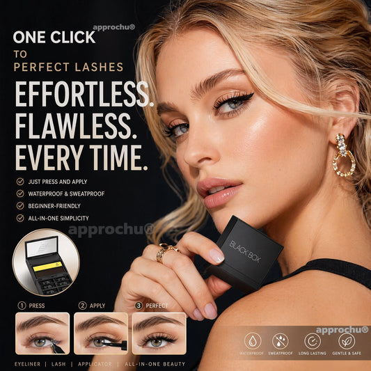 3‑in‑1 Eyeliner & Lower Lash Stamp Kit – Stamp perfect wings & lashes in seconds. Waterproof, smudge‑proof. No steady hand needed! 👁️🖌️