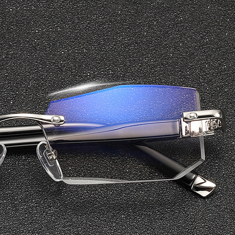 🖤Early Black Friday Sale:50% OFF🖤Blue Light Blocking Rimless Reading Glasses for Presbyopia