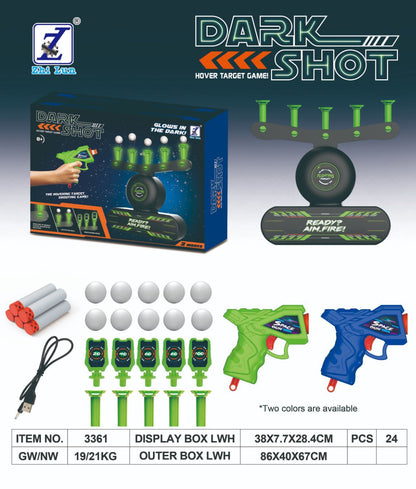 🔥🎁Glow-in-the-Dark Shooting Target Practice Kids Shooting Toy Gun Set🔥