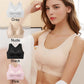 Front Closure Cross-Back Wireless Posture Bra