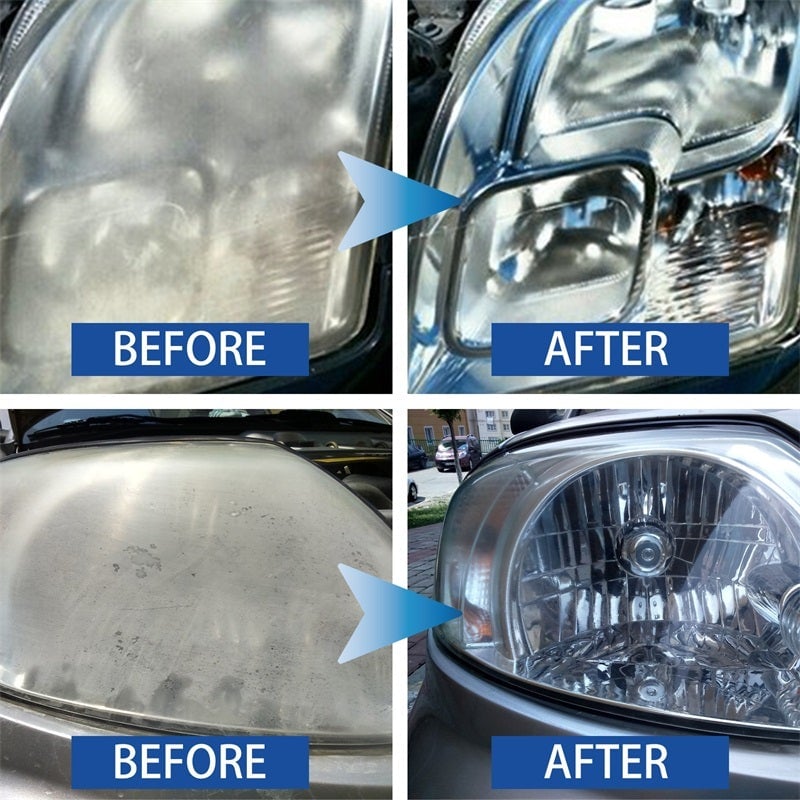 Automotive headlight repair fluid