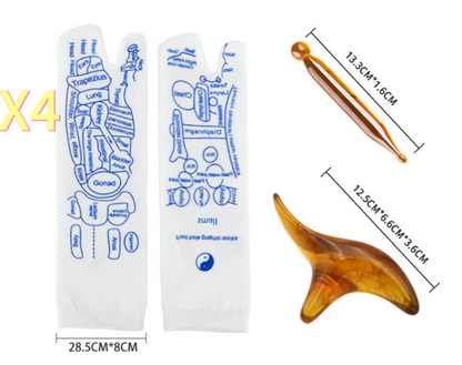 🩺✨【Foot Wellness Unlocked】Reflexology Massage Socks + Detailed Acupoint Guide 📃