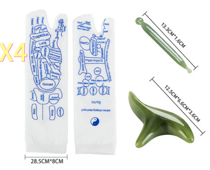 🩺✨【Foot Wellness Unlocked】Reflexology Massage Socks + Detailed Acupoint Guide 📃