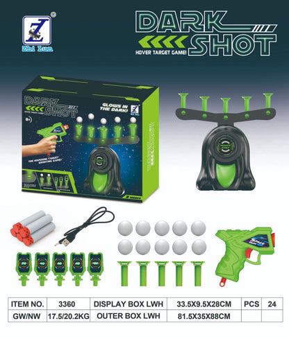 🔥🎁Glow-in-the-Dark Shooting Target Practice Kids Shooting Toy Gun Set🔥