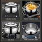 Thickened Mingzhu soup pot, large capacity, meets various cooking needs.