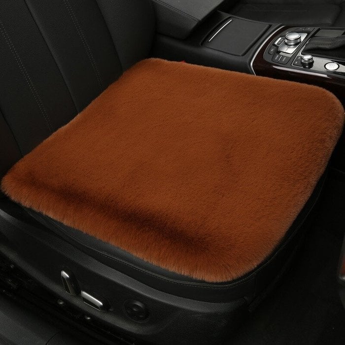 🚗Plush car seat cushion-Provide a soft and comfortable tactile sensation