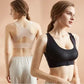 Front Closure Cross-Back Wireless Posture Bra