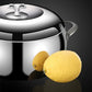 Thickened Mingzhu soup pot, large capacity, meets various cooking needs.