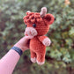 🎅Christmas Sale 50% OFF!!🎄🔥Crochet Highland Cow Amigurumi Pattern🐮- DIY Kit & Finished Plush