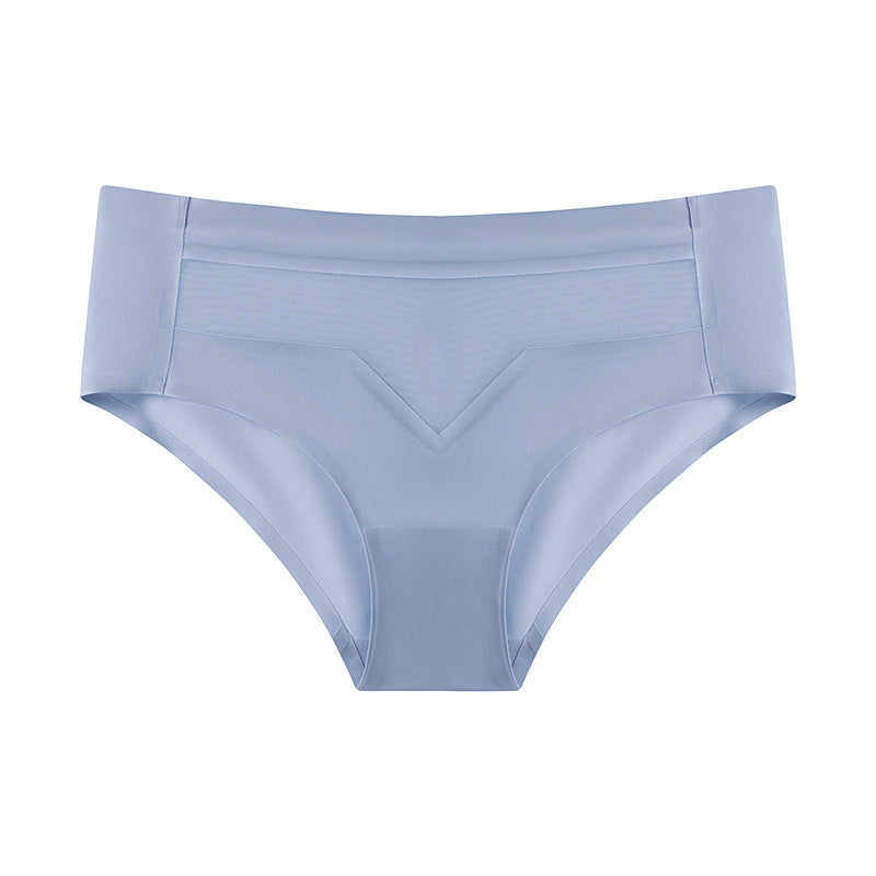 ⏰PAY 1 GET 4 PCS⏰Mid-waist quick-drying invisible ice silk panties