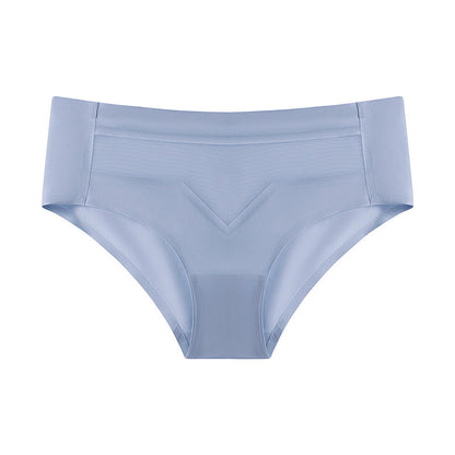 ⏰PAY 1 GET 4 PCS⏰Mid-waist quick-drying invisible ice silk panties
