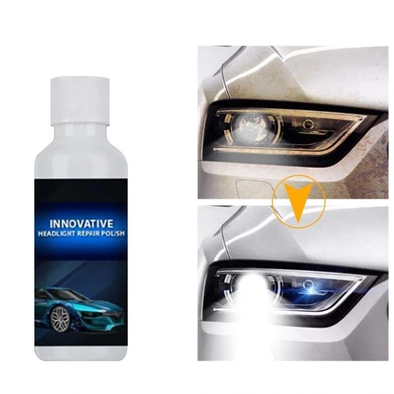 Automotive headlight repair fluid
