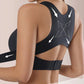 Front Closure Cross-Back Wireless Posture Bra