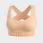 Front Closure Cross-Back Wireless Posture Bra