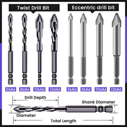 🔥 Universal & Powerful Offset Head Drill Bit for Easy and Precise Drilling