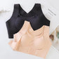 Front Closure Cross-Back Wireless Posture Bra