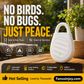 🏆🐦 Last Day Special Price $14.99‼️No more trouble from birds, beasts and locusts！Portable Ultrasonic Bird Repellent Keychain