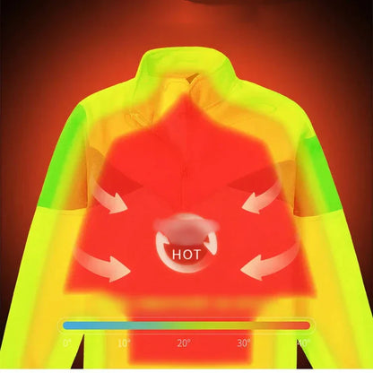 🎄🎅Suitable for both men and women🎁 Unisex Double-Layer Padded Warm Jacket