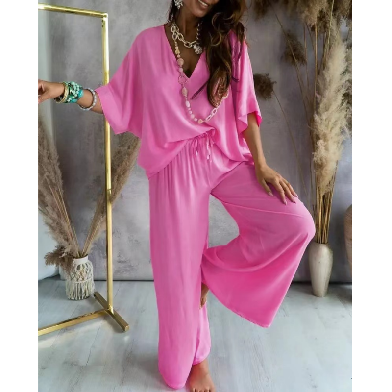 🔥Summer Hot Sale🔥Women’s Casual Loose Solid Color Suit