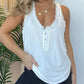 🔥Great Sale💝Women's V-neck button sleeveless tank top, elegant and simple, fully showcasing feminine charm!