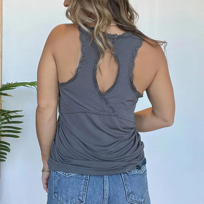 🔥Great Sale💝Women's V-neck button sleeveless tank top, elegant and simple, fully showcasing feminine charm!