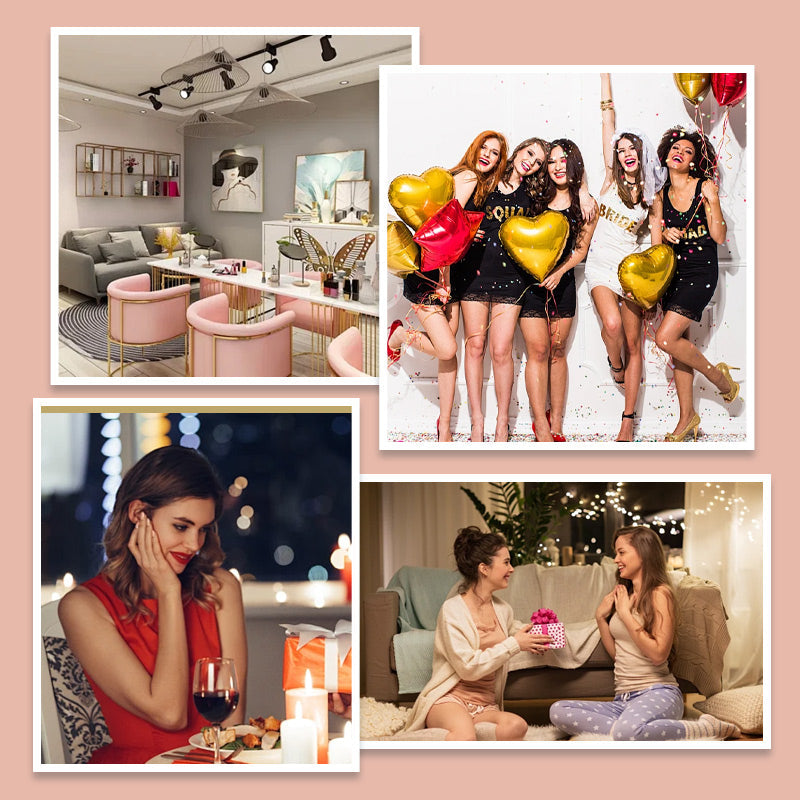 14 Sheets Square Press on Diamond Toenails🌈