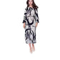 💕High-quality printed belt, adding a touch of brightness to your long dress!