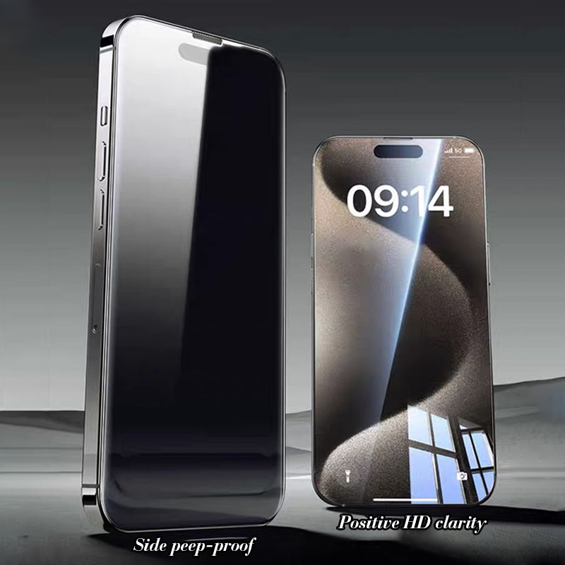 💥🎅Better protect your screen🔥HD Clear & Private Screen Protector Set for iPhone