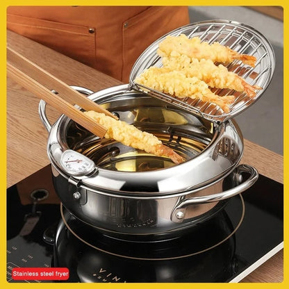 🔥Hot Sale 50％🔥Stainless Steel Deep Fryer, Free Shipping Worldwide