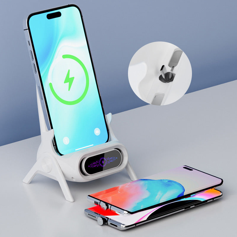 💥Limited Sale 50% OFF 📱 Multifunctional Wireless Fast Charger Phone Stand