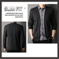 💥Hot Sale 60% off🍃Men's False two-piece knit shirt