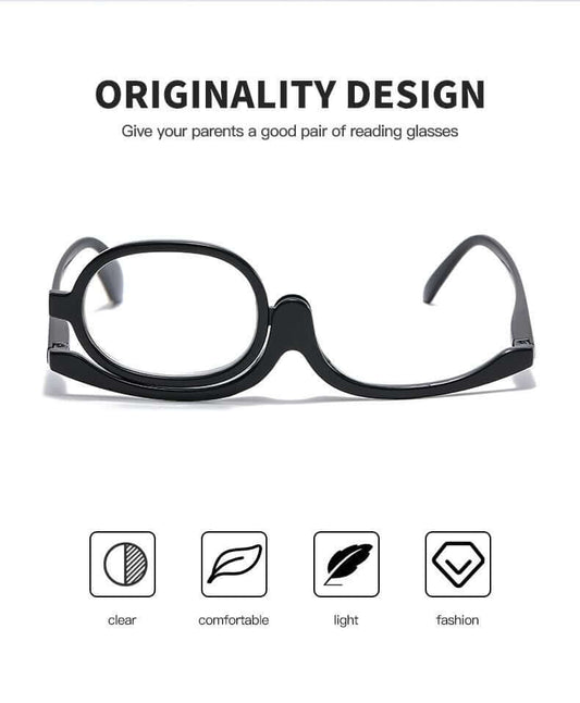 Rotating Makeup Glasses