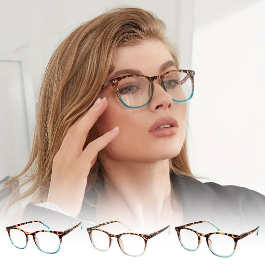 ✨HOT SALE 57% OFF✨Women's Sexy Leopard Print Anti-Blue Light Gradient Reading Glasses