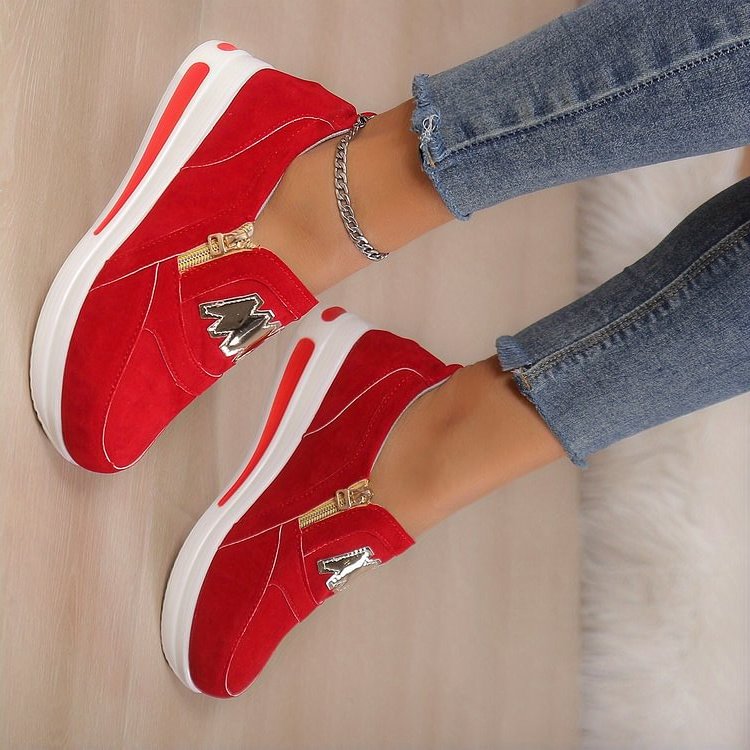 👍Women's Casual Platform Slip-on Orthopedic Sneakers👞