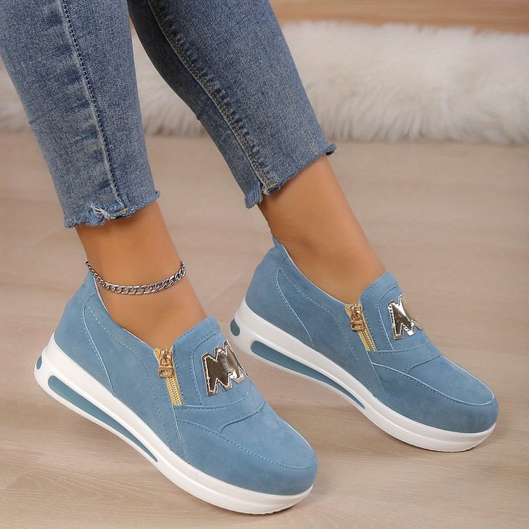 👍Women's Casual Platform Slip-on Orthopedic Sneakers👞