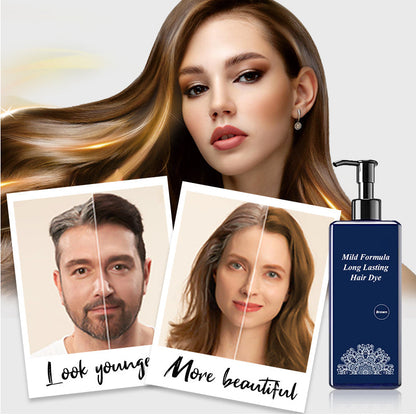 🔥Plant-Based Hair Coloring Cream - Mild Formula Long Lasting