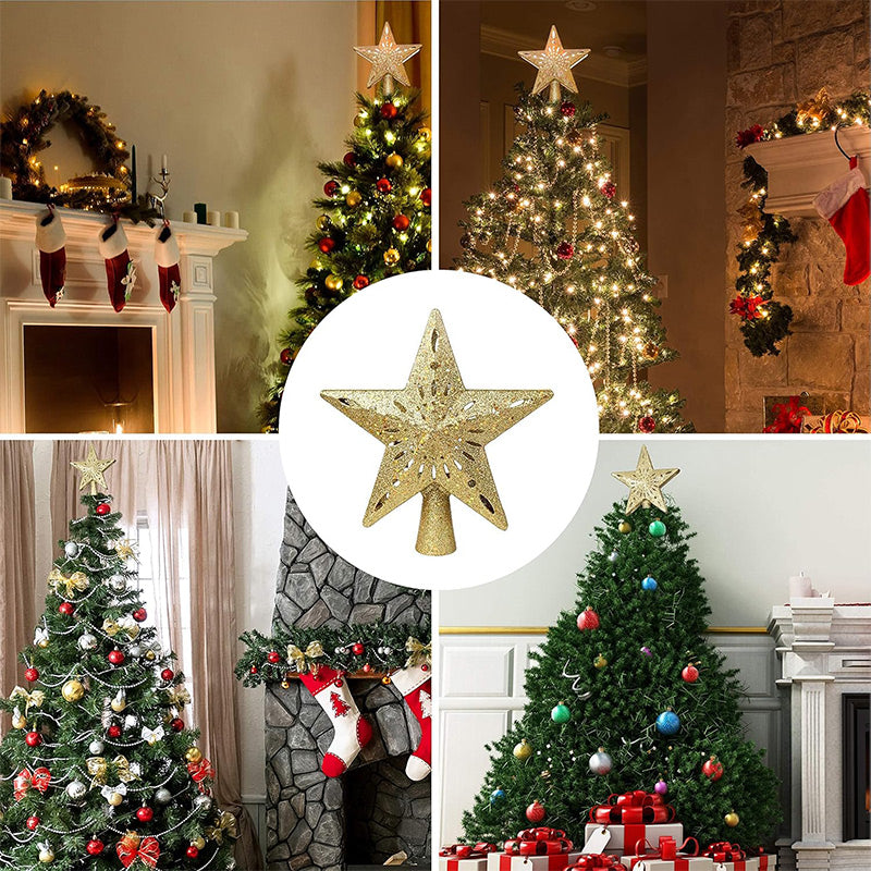 🎅🎄Christmas Tree Star & Snowflake Projection Light🎄🎅