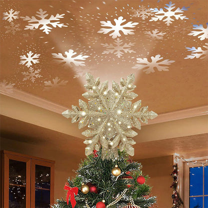 🎅🎄Christmas Tree Star & Snowflake Projection Light🎄🎅