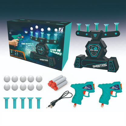 🔥Big Sale 64% OFF🔥🎁Glow-in-the-Dark Shooting Target Practice Kids Shooting Toy Gun Set