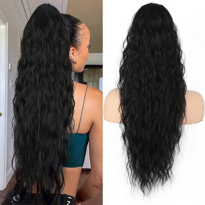 💥Hot Sale🍃Curly Wavy Frizzy Hair Extension with Ponytail💥