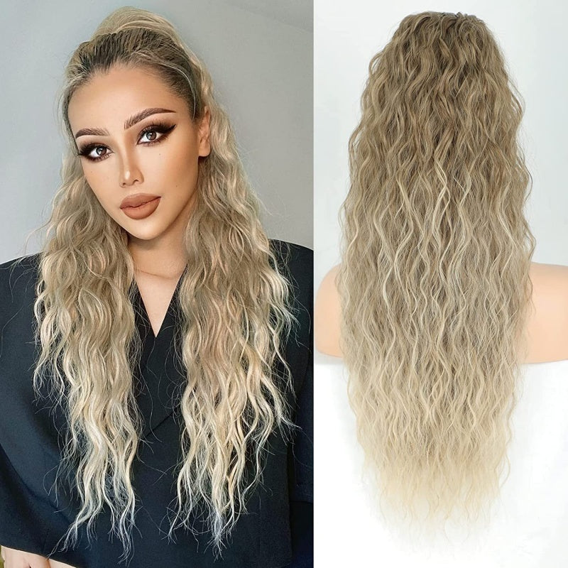 💥Hot Sale🍃Curly Wavy Frizzy Hair Extension with Ponytail💥
