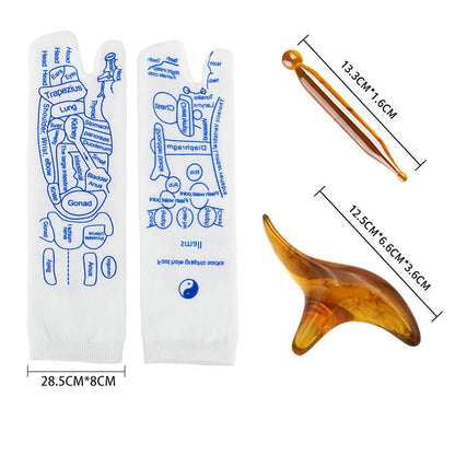 🩺✨【Foot Wellness Unlocked】Reflexology Massage Socks + Detailed Acupoint Guide 📃