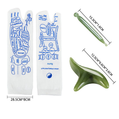 🩺✨【Foot Wellness Unlocked】Reflexology Massage Socks + Detailed Acupoint Guide 📃