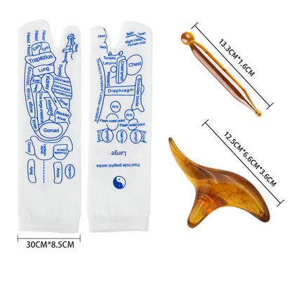 🩺✨【Foot Wellness Unlocked】Reflexology Massage Socks + Detailed Acupoint Guide 📃