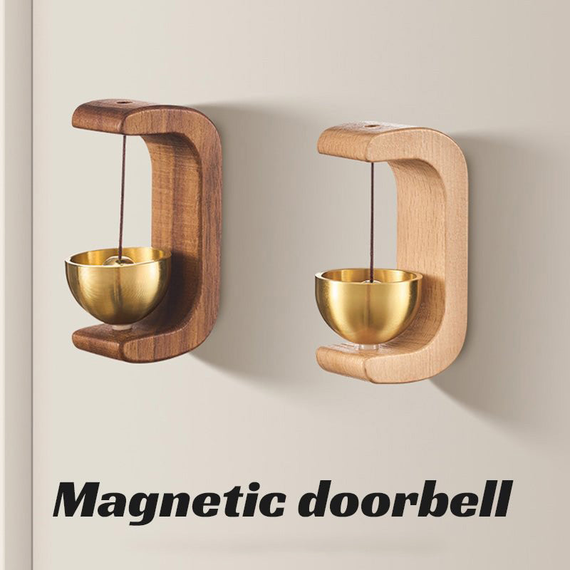 🎁Magnetic Wooden Wind Chime Doorbell Decoration