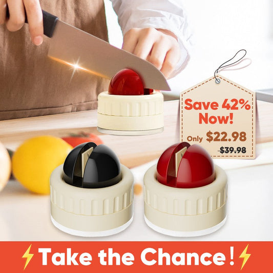 ⚡ Kitchen must-have ⚡Suction base sharpener