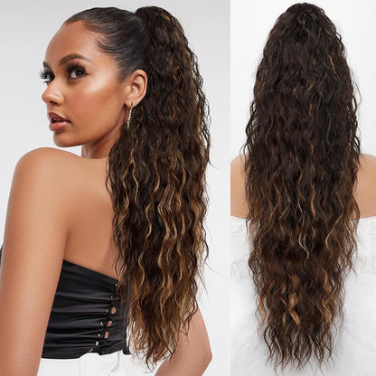 💥Hot Sale🍃Curly Wavy Frizzy Hair Extension with Ponytail💥
